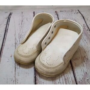 Vintage Baby Deer Infant Trainer Sole Washable Shoes Size 2 Style‎ 4670 In Box
